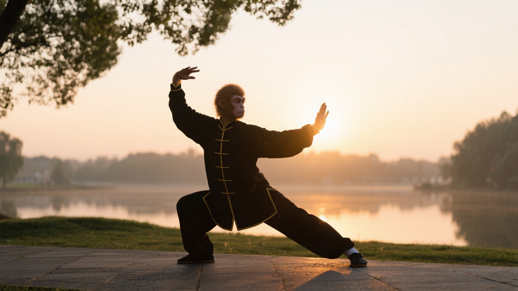 Which parts of the body and abilities does the Monkey Frolic in Wu Qin Xi primarily train?