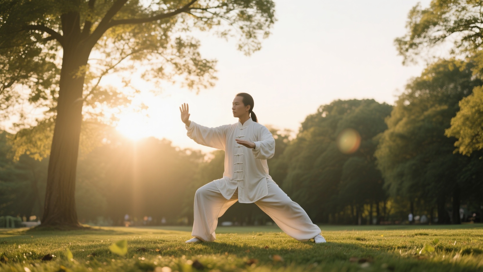 How many minutes a day of Tai Chi is needed to see measurable stress reduction benefits?